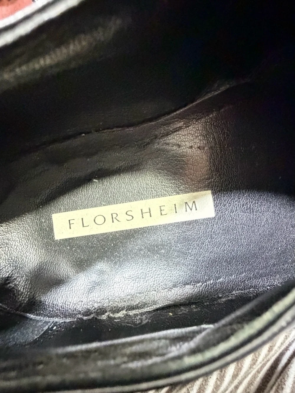 Florsheim Cap Toe Oxford Black Leather Dress Shoes Men’s Size 10